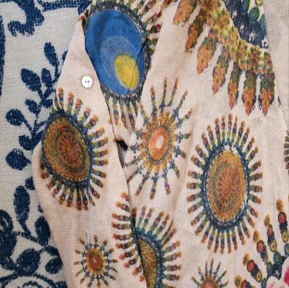 Desigual boho summer cardigan small - Picture 6 of 11